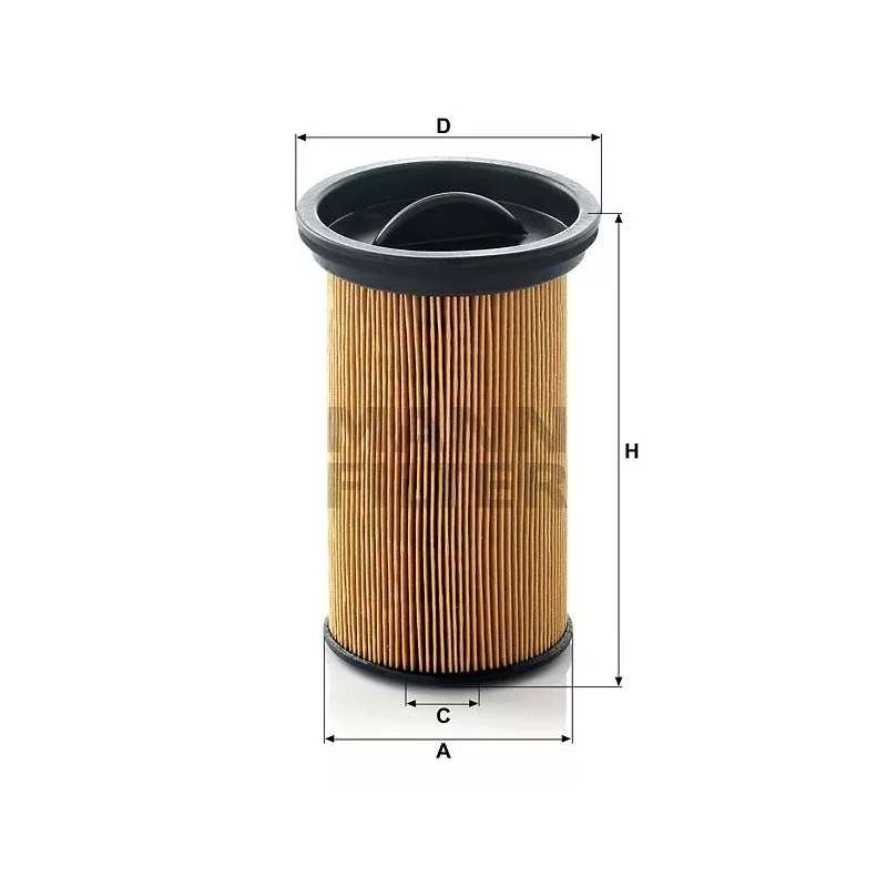 PU 742 MANN-FILTER KURO FILTRAS BMW 318D E46
