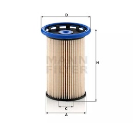 PU 8007 MANN KURO FILTRAS PORSCHE VW