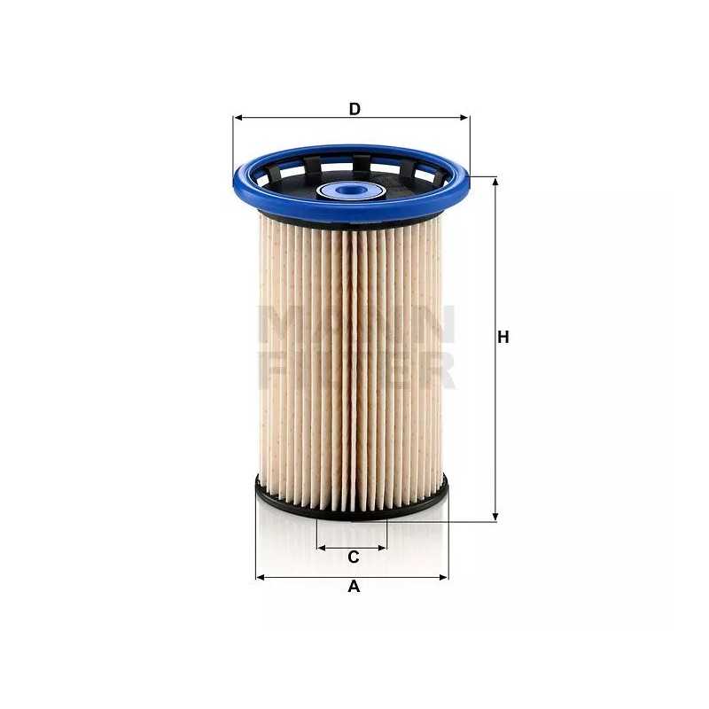 PU 8007 MANN KURO FILTRAS PORSCHE VW