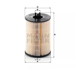 PU 821X-2 MANN-FILTER kuro filtras