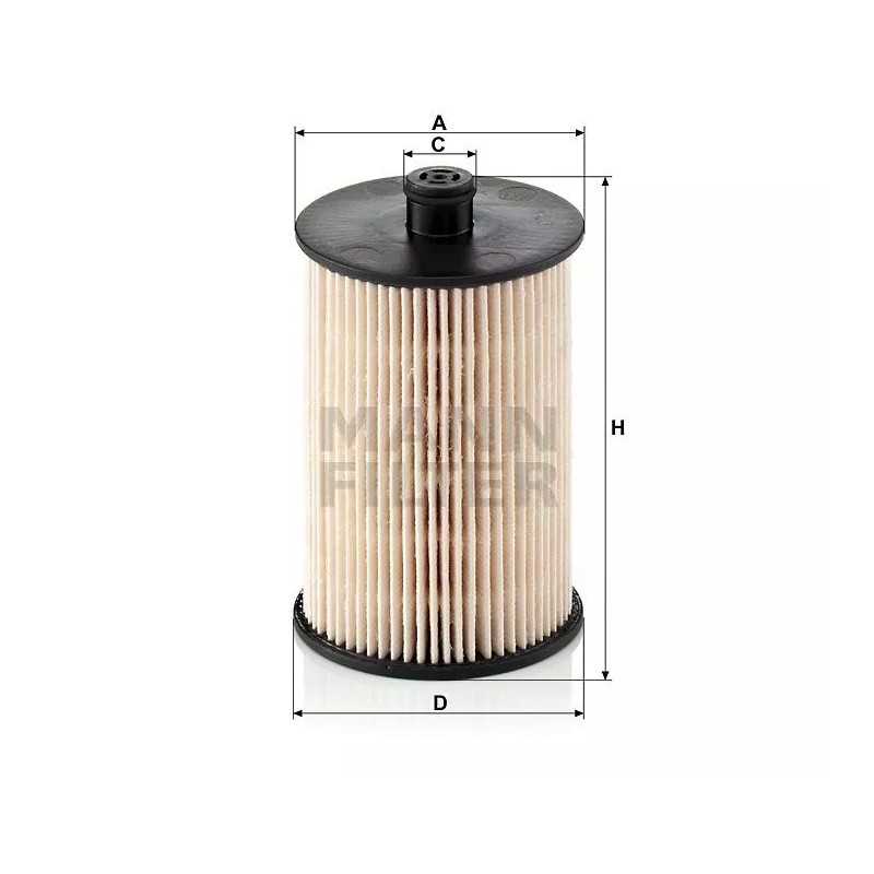 PU 823X MANN-FILTER KURO FILTRAS VOLVO S60 S80 V70