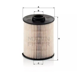 PU 839X MANN-FILTER kuro filtras DB W210 CDI varikliui 97-