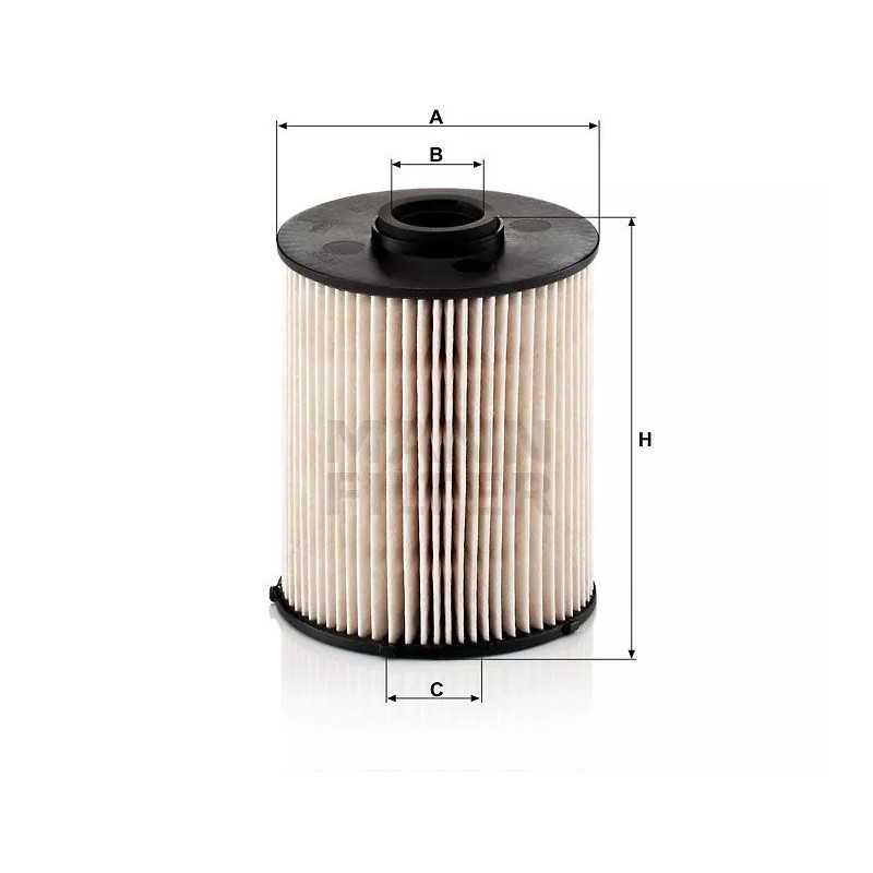 PU 839X MANN-FILTER kuro filtras DB W210 CDI varikliui 97-