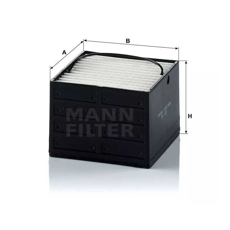 PU 89 MANN-FILTER kuro filtras