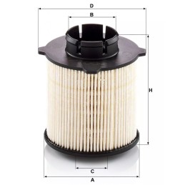PU9001/1X MANN-FILTER kuro filtras