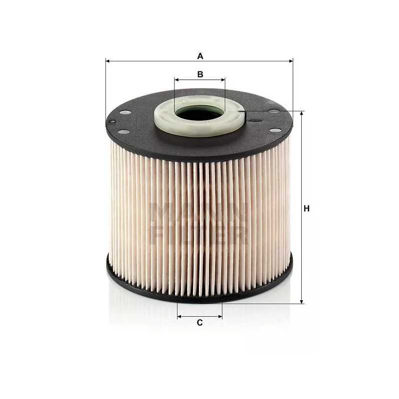 PU 927X MANN-FILTER kuro filtras