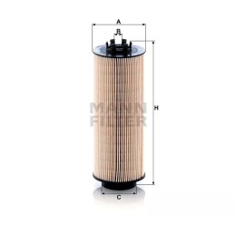 PU 966/2X MANN-FILTER kuro filtras