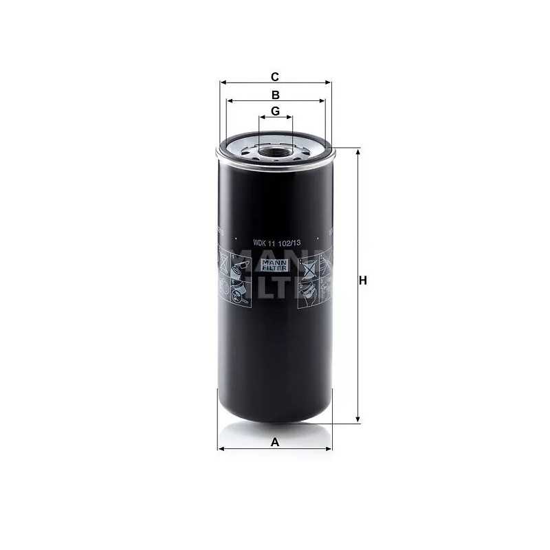 WDK 11102/13 MANN-FILTER kuro filtras