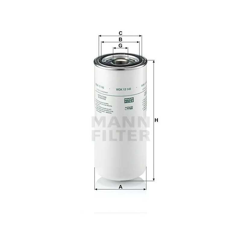 WDK 13145 MANN-FILTER kuro filtras