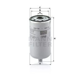 WDK 725 MANN-FILTER MAN kuro filtras