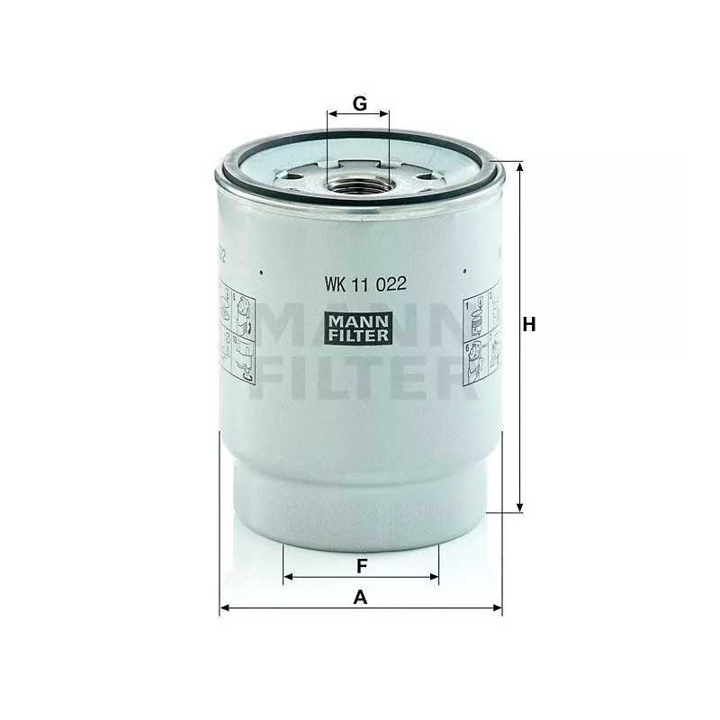 WK11022Z MANN kuro filtras