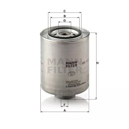 WK 1123/1 MANN-FILTER kuro filtras BMW 324TD,524D/TD 83-95