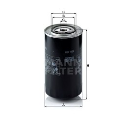 WK 1168 MANN-FILTER KURO FILTRAS FIAT IVECO