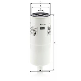 WK 12290 MANN-FILTER kuro filtras