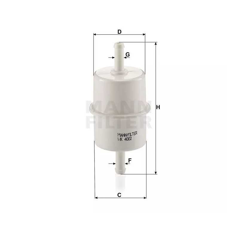 WK 4002 MANN-FILTER IVECO KURO FILTRAS