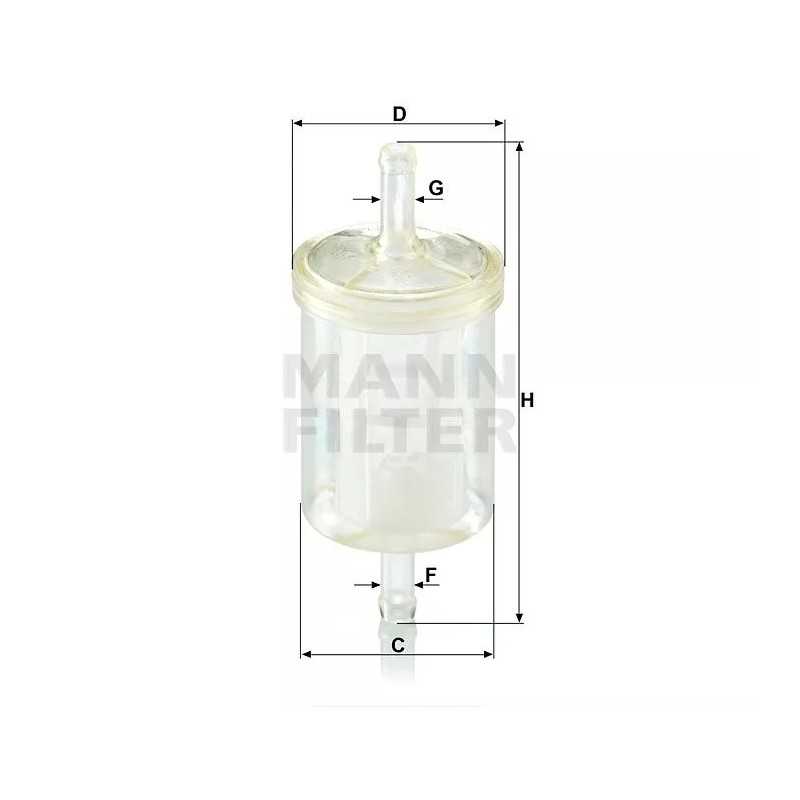 WK 43/13 MANN-FILTER kuro filtras