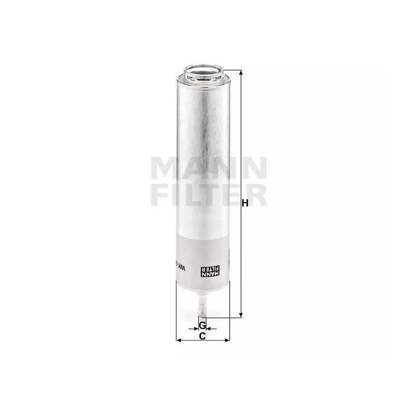 WK 5001 MANN-FILTER BMW KURO FILTRAS