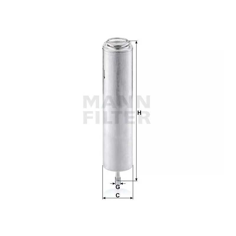 WK 5002X MANN-FILTER BMW kuro filtras