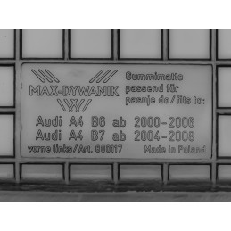 Audi A4 B6 B7 2000-2008 Guminiai kilimėliai MAX-MAT 800117