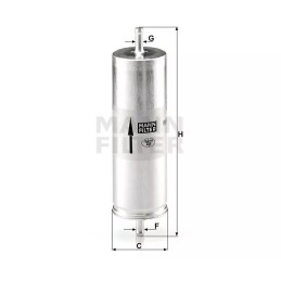 WK 516 MANN-FILTER kuro filtras BMW 3 E36 316I/318I, 740I, 850I -94