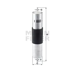 WK 516/1 MANN-FILTER kuro filtras BMW 316I-328I, 530I-540I, 730I, 840, 94-