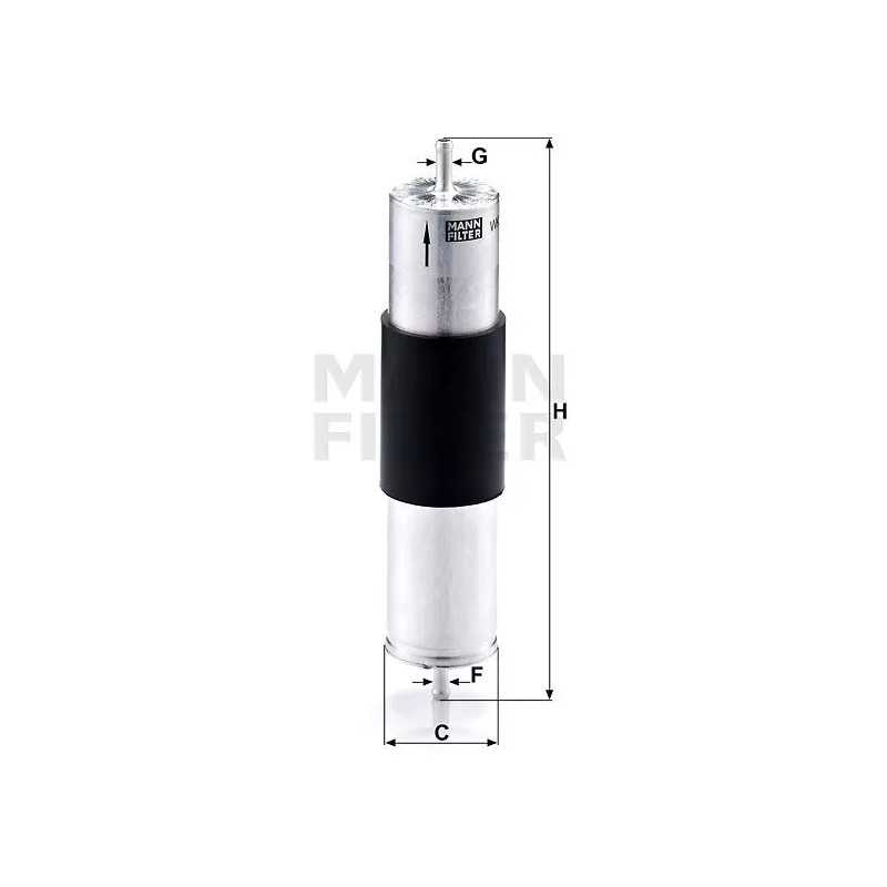 WK 521/3 MANN-FILTER kuro filtras BMW X5 (E53)