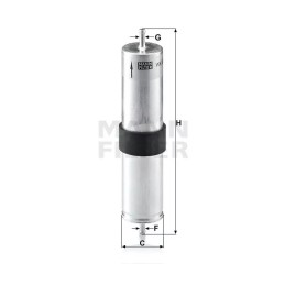 WK 521/4 MANN-FILTER kuro filtras MINI ONE 1.4D 6/03-