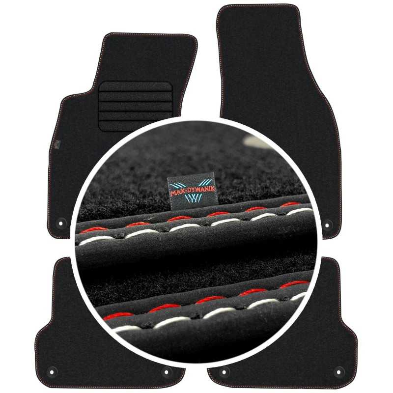 Audi A4 B6 B7 2001-2007 Veliūriniai kilimėliai MAX-MAT
