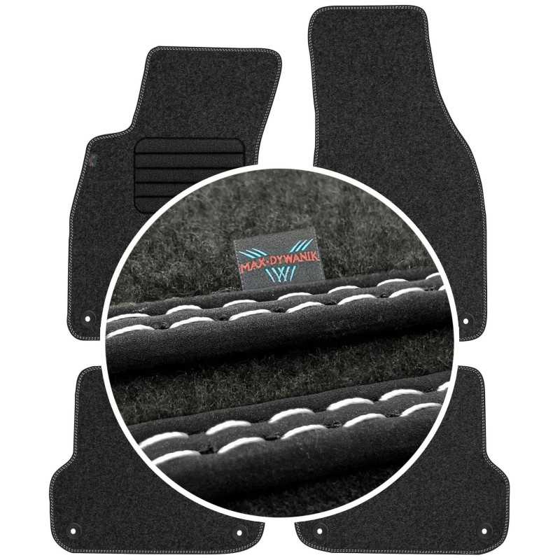 Audi A4 B6 B7 2001-2007 Veliūriniai kilimėliai MAX-MAT