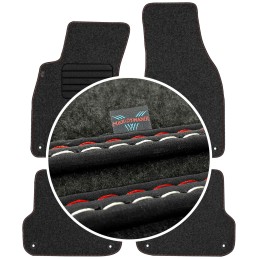 Audi A4 B6 B7 2001-2007 Veliūriniai kilimėliai MAX-MAT