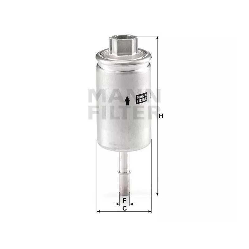 WK 57 MANN-FILTER KURO FILTRAS OPEL SINTRA