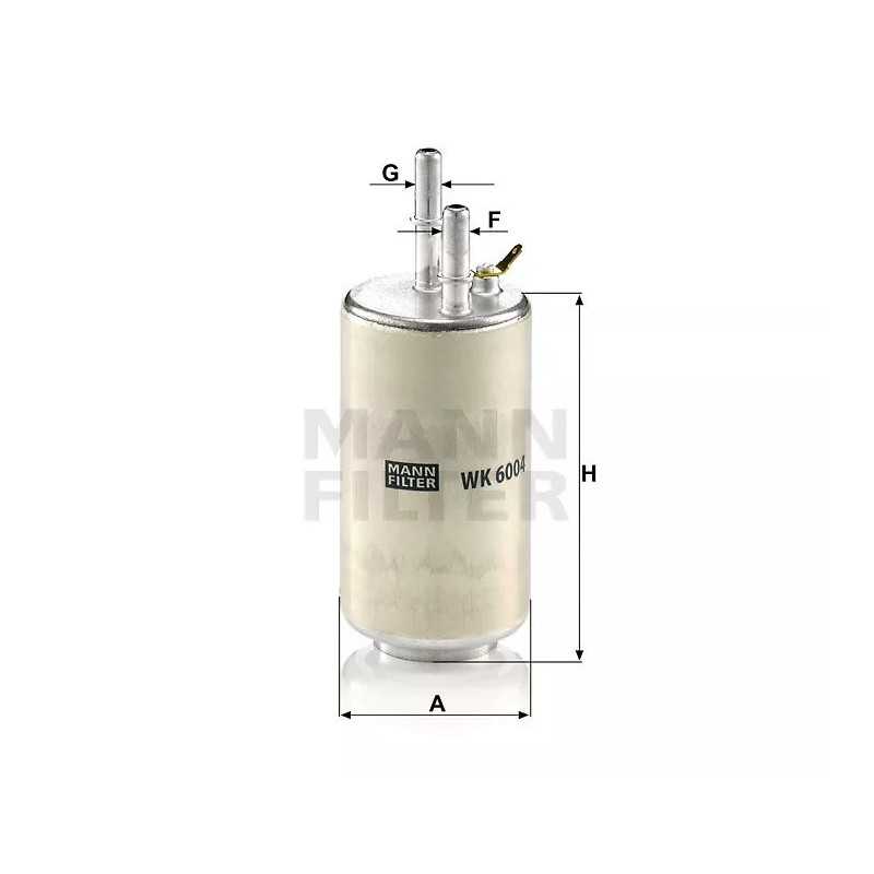 WK 6004 MANN VOLVO KURO FILTRAS
