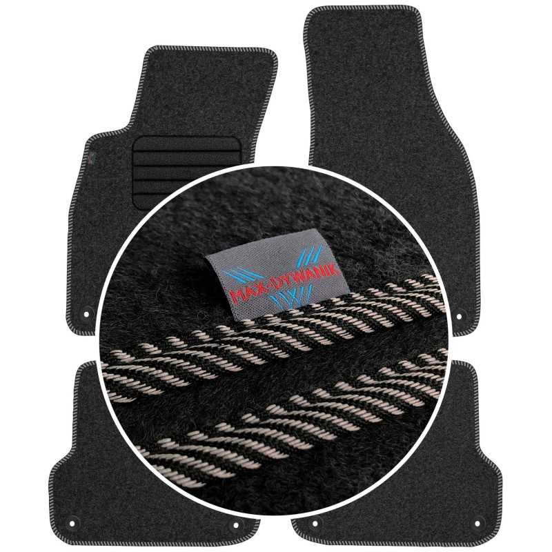 Audi A4 B6 B7 2001-2007 Veliūriniai kilimėliai MAX-MAT