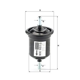 WK 6013 MANN KURO FILTRAS HYUNDAI