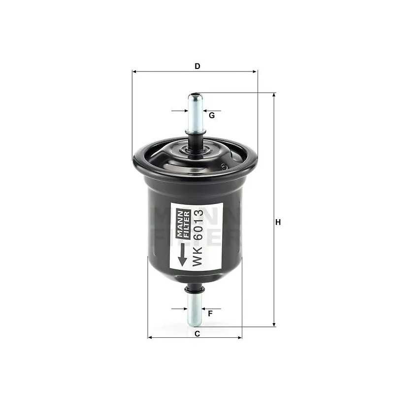 WK 6013 MANN KURO FILTRAS HYUNDAI
