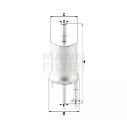 WK 6015 MANN kuro filtras