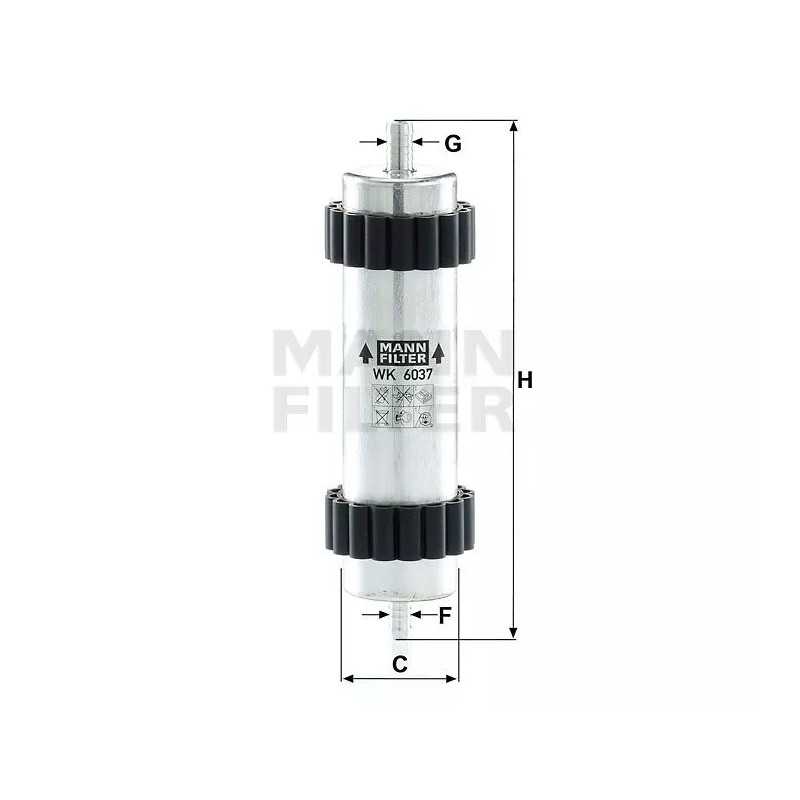 WK6037 MANN kuro filtras