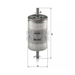 WK 613 KURO FILTRAS FIAT CITROEN LADA OPEL