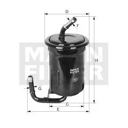 WK 614/13 MANN-FILTER kuro filtras MAZDA 626 2.5 88-