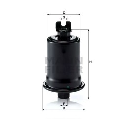 WK 614/30 MANN-FILTER kuro filtras