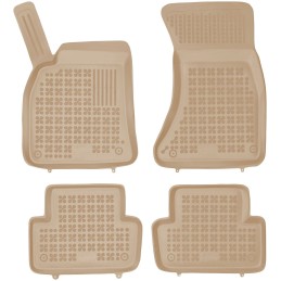 Audi A4 B8 2007-2015 Guminiai kilimėliai REZAW BEIGE 200308/B