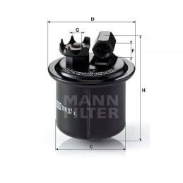 WK 67X MANN-FILTER KURO FILTRAS HONDA CIVIC