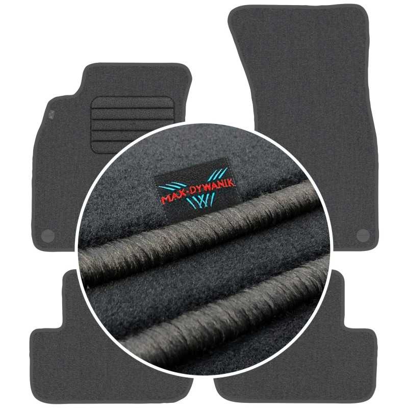 Audi A4 B8 2007-2015 Veliūriniai kilimėliai MAX-MAT