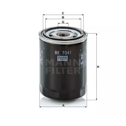 WK7041 MANN kuro filtras