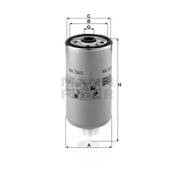 WK 724/3 MANN-FILTER kuro filtras
