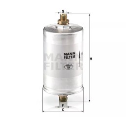 WK 726/2 MANN-FILTER KURO FILTRAS PORSCHE 911 3.0/3.6 90-93 N