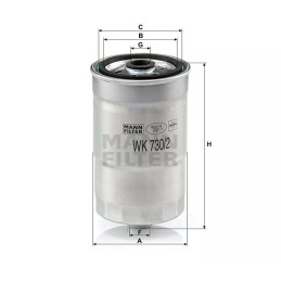 WK 730/2X MANN-FILTER kuro filtras