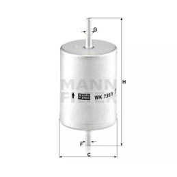WK 730/5 MANN-FILTER kuro filtras FORD MONDEO 1.8/2.0 16V 00-