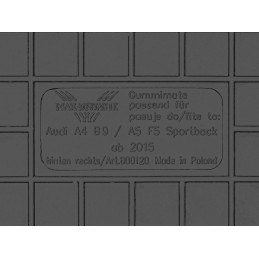 Audi A4 B9 2015- Guminiai kilimėliai MAX-MAT 800120
