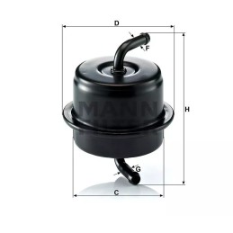 WK 76 MANN-FILTER KURO FILTRAS SUBARU SWIFT 1.0 90-